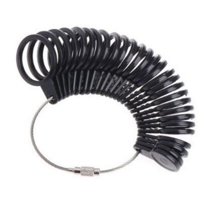 Black UK Ring Sizer A-Z Ring Measurement Tool