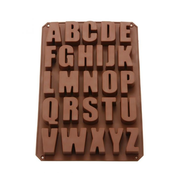 A-Z Alphabet Multi Letter Silicone Chocolate Candy Mould