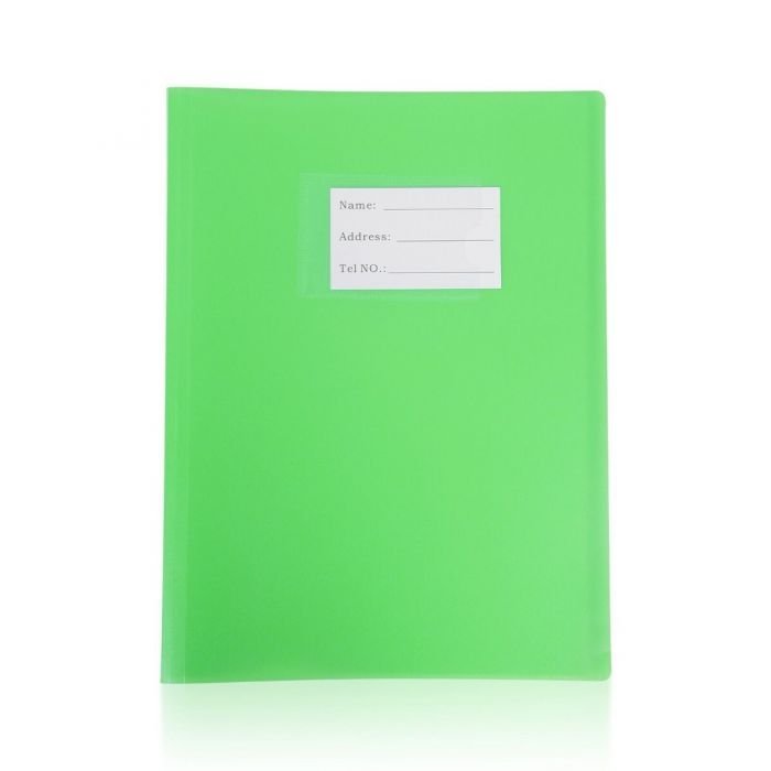 AVARTEK A4 Display Book, 100 Pockets, Green