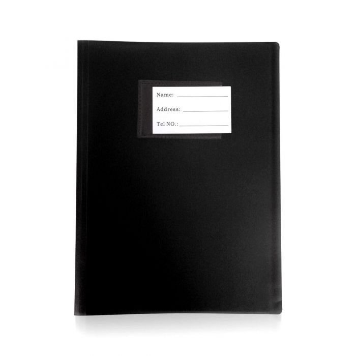 AVARTEK A4 Display Book, 30 Pockets, Black