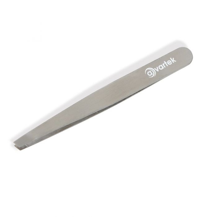 AVARTEK - Professional Slant Tweezer, Silver